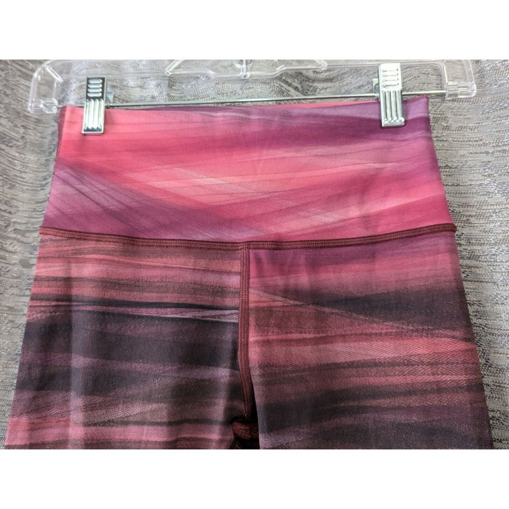 lululemon leggings 6 Multi Color Striped Inside Pocket - Picture 2 of 15